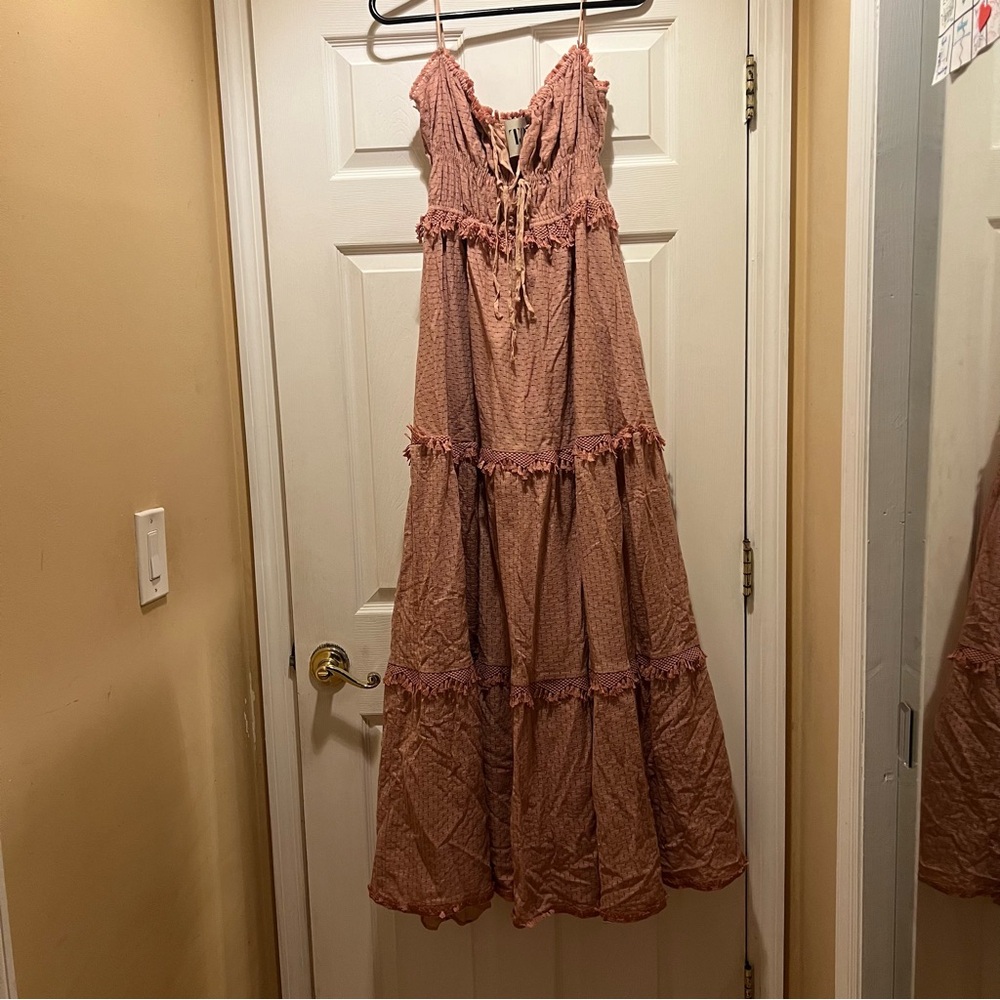 The jet set diaries pink maxi dress